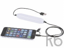 Портативное зарядное устройство, 2000 mAh/кабель 3 в 1