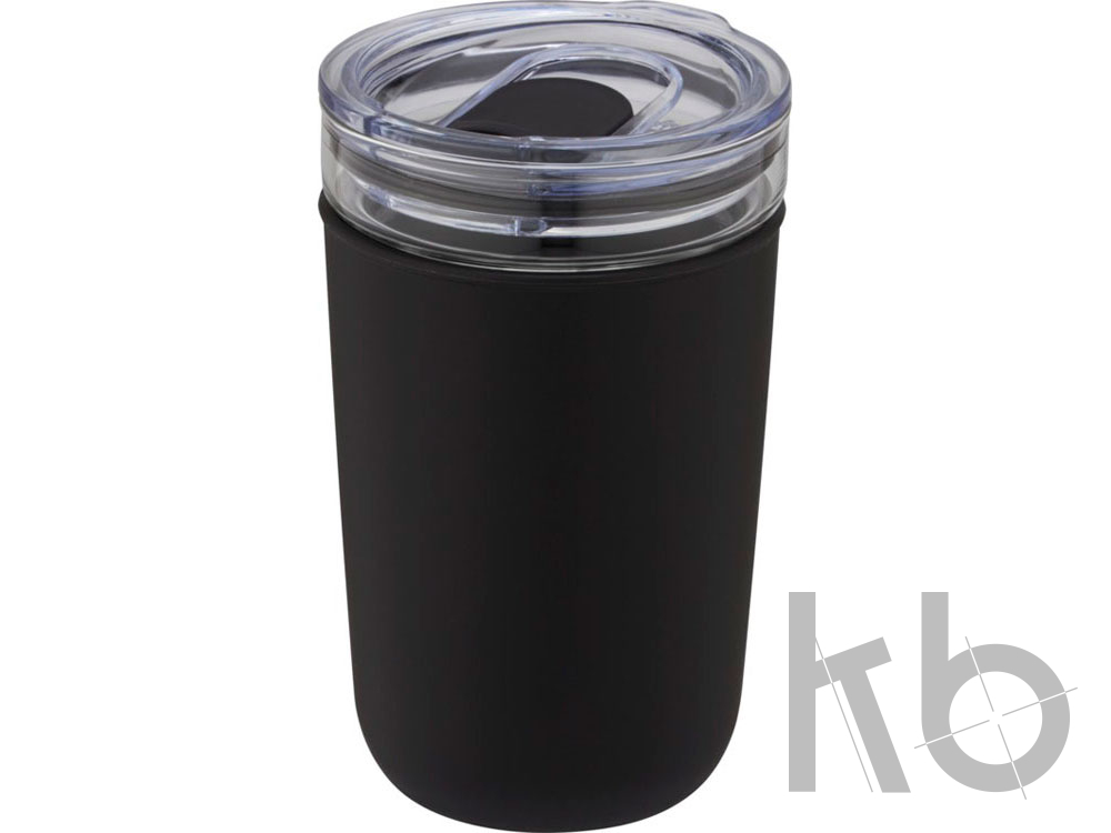 Стеклянная кружка «Bello» с внешней стенкой из переработанного пластика