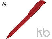 Ручка пластиковая шариковая «YES F» с чипом передачи информации NFC