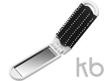 ABS hair brush with mirror