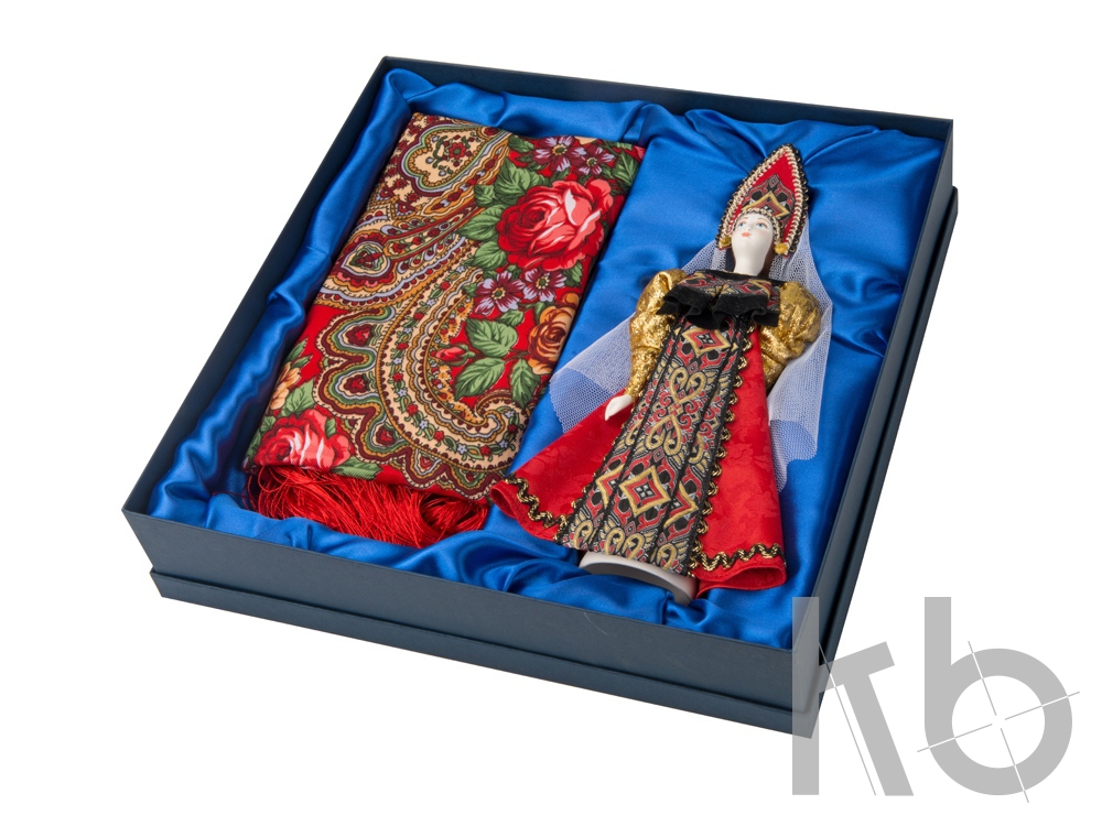 Подарочный набор «Катерина»: кукла, платок