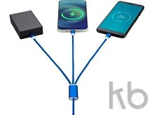 Универсальный зарядный кабель 3-в-1 с двойным входом