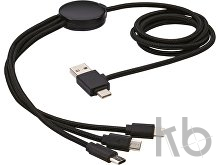 Зарядный кабель 5-в-1 «Gleam» с подсветкой 