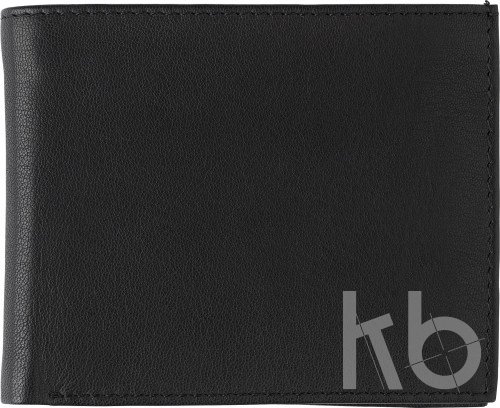 Split leather wallet