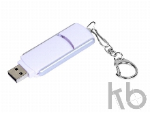 USB 2.0- флешка промо на 64 Гб с прямоугольной формы с выдвижным механизмом