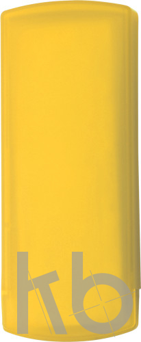 Plastic case with plasters