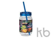 Бутылка с соломинкой