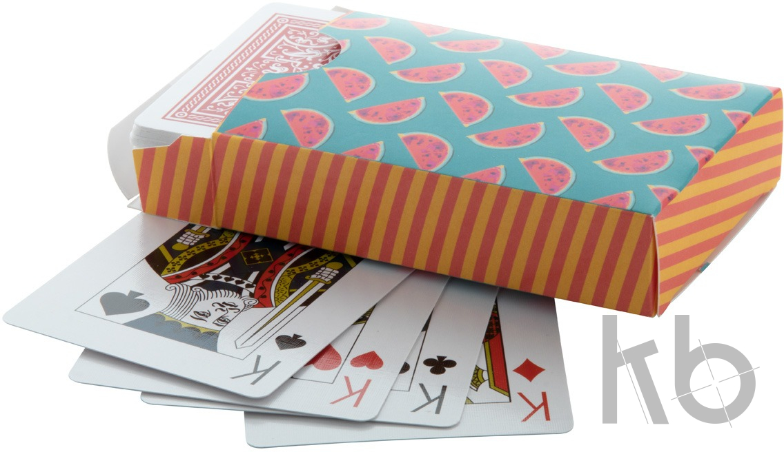 playing cards in custom box