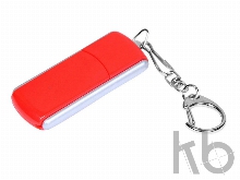 USB 2.0- флешка промо на 8 Гб с прямоугольной формы с выдвижным механизмом