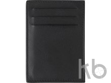 Split leather credit card wallet