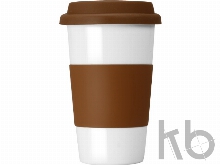 Кружка «Нью-Йорк»  с силиконовой крышкой и манжетой