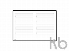 Ежедневник недатированный А4 «Sidney Nebraska»