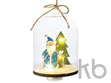 Новогоднее украшение «Дед Мороз в колбе»