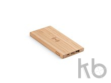 FITCH. Портативная батарея с беспроводным выходом мощности 5'000 mAh