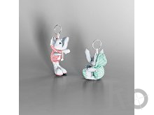 DUENA. Брелок с мягкой игрушкой