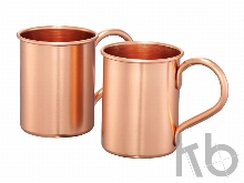 Набор кружек для коктейля с рецептом «Moscow mule»