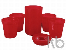 Набор «Plastglass»: 4 стакана с открывалкой