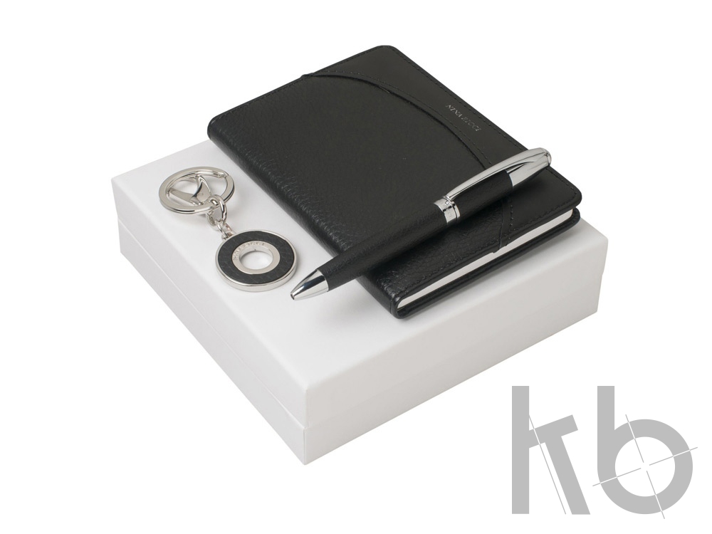 Подарочный набор Embrun: брелок, блокнот А6, ручка шариковая