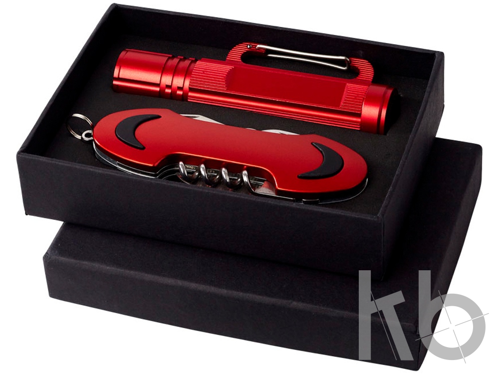 Подарочный набор «Ranger»:фонарик, нож многофункциональный