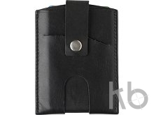 Split leather credit card wallet