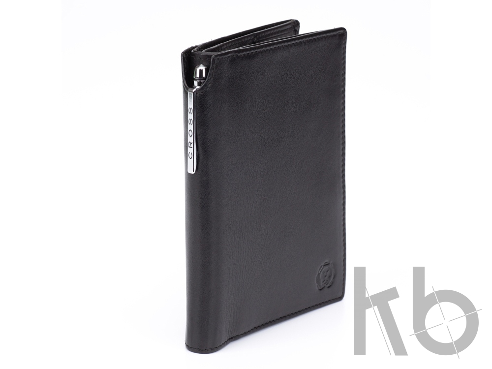 Органайзер для документов «Classics Black» с шариковой ручкой