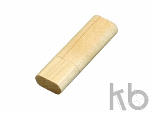 USB 2.0- флешка на 64 Гб эргономичной прямоугольной формы с округленными краями