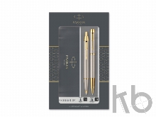 Набор Parker «IM Core Brushed Metal GT»: ручка шариковая, ручка роллер