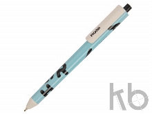 Ручка пластиковая шариковая Pigra P03 с круговым нанесением