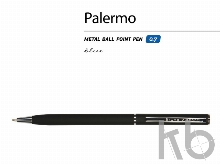 Ручка металлическая шариковая «Palermo»