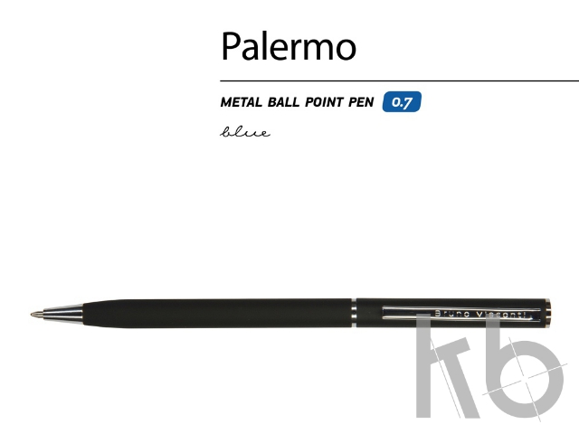 Ручка металлическая шариковая «Palermo»