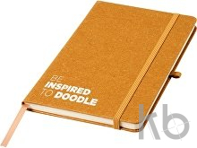 Блокнот A5 «Be Inspired» из остатков кожного производства