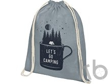 Рюкзак со шнурком «Tenes» из хлопка 140 г/м²