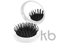 mirror with hairbrush