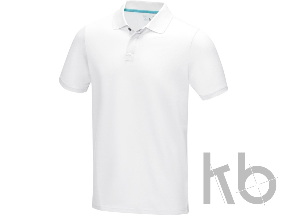 Рубашка поло «Graphite» из натуральных материалов, мужская