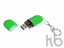 USB 2.0- флешка промо на 32 Гб каплевидной формы