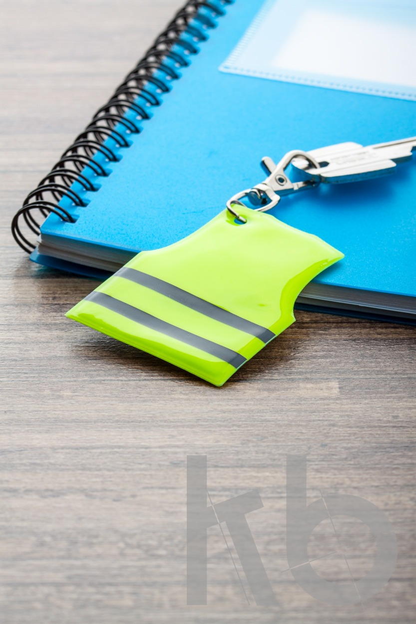 mini reflective vest keyring