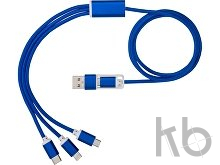 Универсальный зарядный кабель 3-в-1 с двойным входом