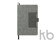 Блокнот А5 «Clap» с отделением для визиток и магнитным клапаном