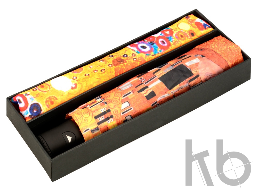 Набор «Климт. Поцелуй»: платок, складной зонт