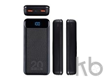 Внешний аккумулятор с дисплеем, 20000 mAh