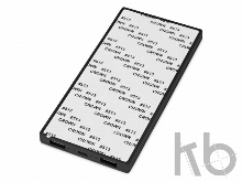 Портативное зарядное устройство «Render» с закаленным стеклом, 5000 mAh