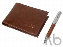 Набор: портмоне, ручка шариковая