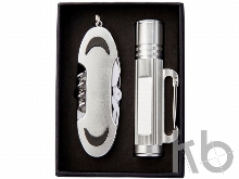 Подарочный набор «Ranger»:фонарик, нож многофункциональный