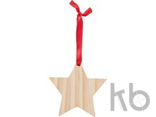 Wooden Christmas ornament Star