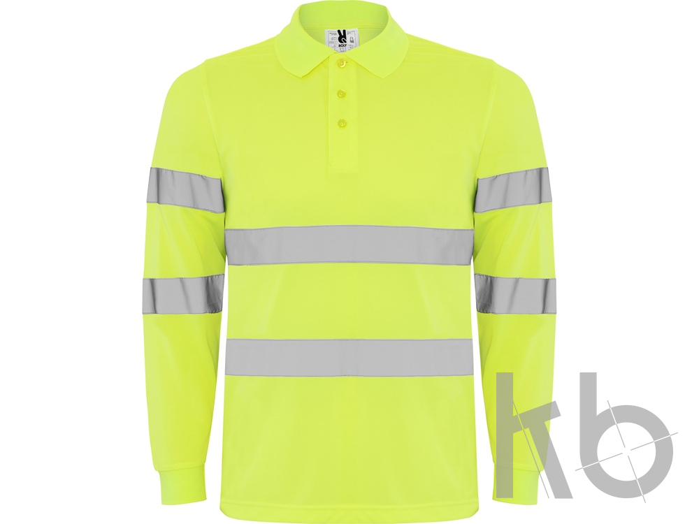 Рубашка поло со светоотражающими полосами «Polaris» с длинным рукавом, мужская