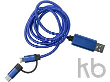 Зарядный кабель с разъемами micro USB, USB-C и Lightning