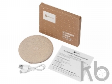 Беспроводное зарядное устройство «Wheatty» из пшеничной соломы, 5W