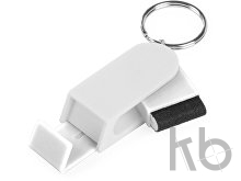 Брелок-подставка для мобильного с очистителем для экрана