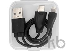 Двусторонний кабель для зарядки Ario «3-в-1» в тканевой оплетке