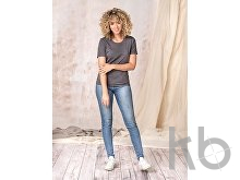 Футболка «Azurite» из натуральных материалов, женская